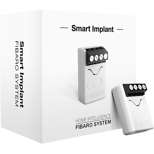 Fibaro FGBS-222 US Smart Implant Control Cube, RF Adapter for Sensor, Z-Wave 500