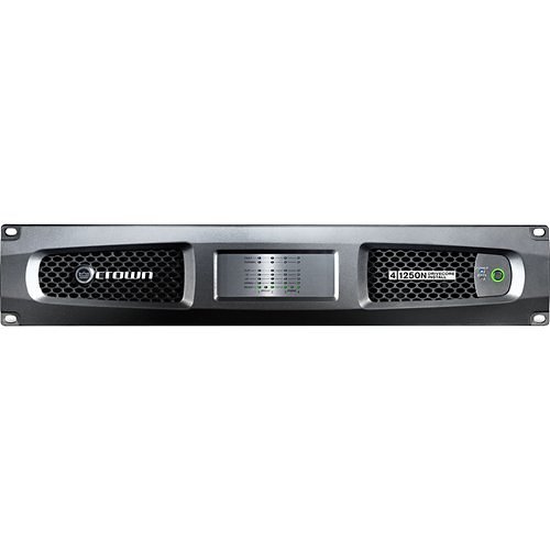 Crown DCi 4|1250N DriveCore 4-Channel 1250Wat 4 Ohm Network Power Amplifier with BLU Link, 70V/100V