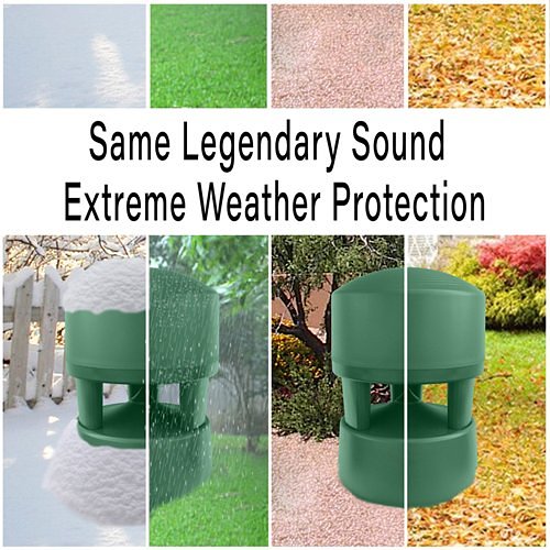 TIC B13 " Outdoor 70v In-Ground Omnidirectional Speaker, Green