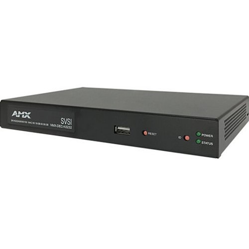 AMX NMX-DEC-N3232 H.264 Compressed Video over IP Decoder, PoE, Sfp, HDMI, USB For Record