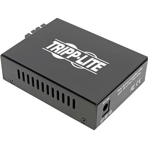 Tripp Lite Gigabit SMF Fiber to Ethernet Media Converter 10/100/1000 SC