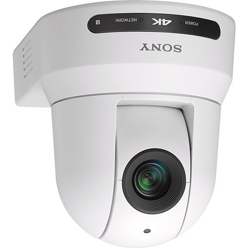 Sony Pro BRC-X400 4K PTZ Network Camera with NDI and HX Capability, 80x Zoom, PoE+, White