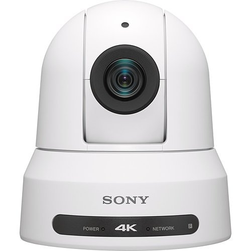 Sony Pro BRC-X400 4K PTZ Network Camera with NDI and HX Capability, 80x Zoom, PoE+, White