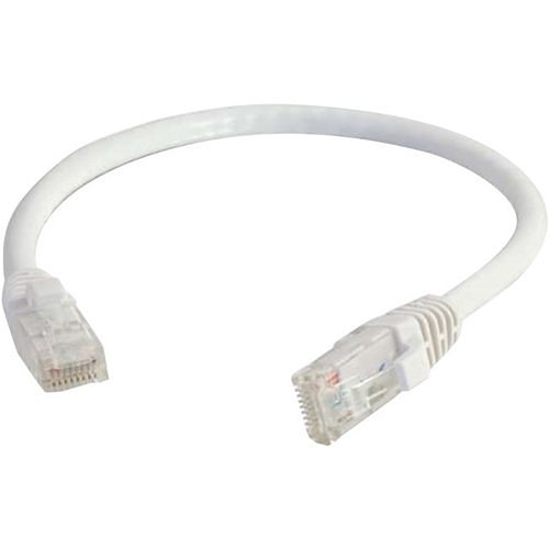 Quiktron 5FT Value Series CAT6 Booted Patch Cord - White