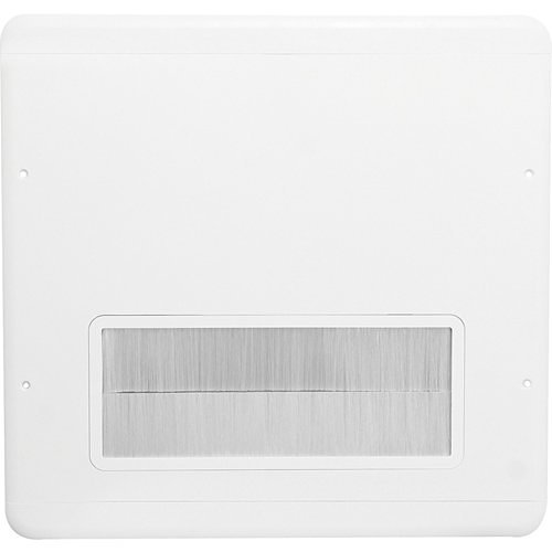 DataComm 80-1500-BR 15� Plastic Enclosures with Brush Cover, White