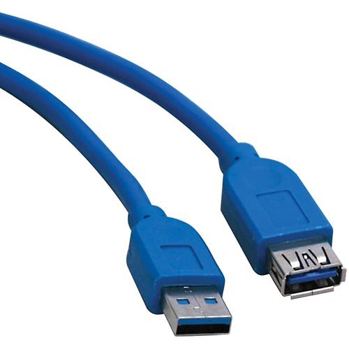 Tripp Lite USB Extension Cable USB 3.0 USB-A USB-A SuperSpeed M/F Blue 16ft