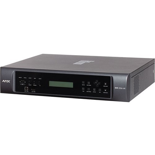 AMX DVX-3266-4K 8x4+2 4K60 4:4:4 All-In-One Presentation Switcher, 4 HDMI Inputs and 4 DXLink 4K60 Inputs