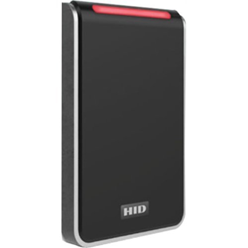 HID 40TKS-02 Signo 40 Wall Mount Contactless Smartcard Reader, 13.56mHz Profile, OSDP/Wiegand, Terminal, Mobile Ready, Black/Silver (Replaces R40, RP40)