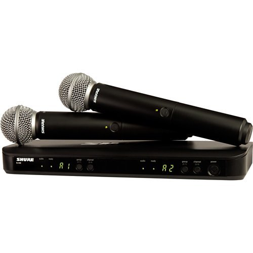 Shure Wireless Dual Vocal System With Two Sm58
