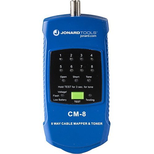 Jonard Tools CM-8 8-Way Cable Mapper & Toner