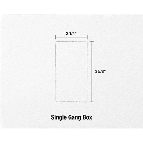 Jonard Tools WTL-12 Wall Box Template and Level for Non-Metallic Boxes, 1-Gang and 2-Gang