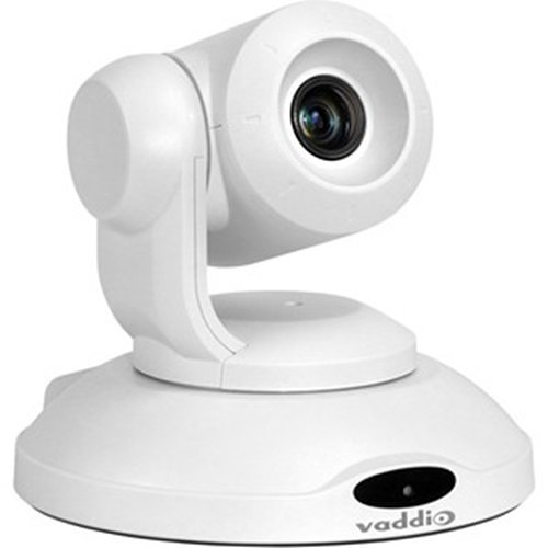 Vaddio 999-30200-000W EasyIP 10 PTZ Video Conferencing Camera, 1080p, PoE+, White