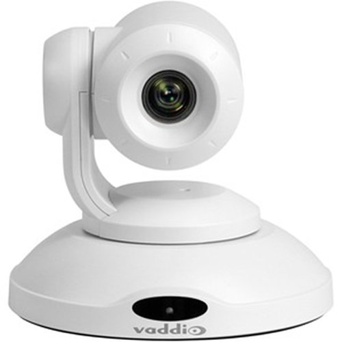 Vaddio 999-30200-000W EasyIP 10 PTZ Video Conferencing Camera, 1080p, PoE+, White