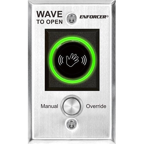 Enforcer Wave-To-Open Sensor with Manual Override Button - English
