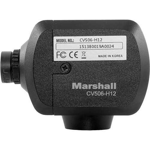 Marshall CV-2812-3MP CV500 Series 1/2.7" 3MP 2.8-12mm f/1.4 M12-Mount IR Varifocal Lens, Manual Focus