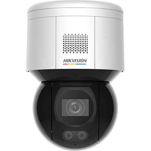 Hikvision DS-2DE3A400BW-DE ColorVu 4MP PT Camera with Built-In Microphone and Speaker, 4mm Lens