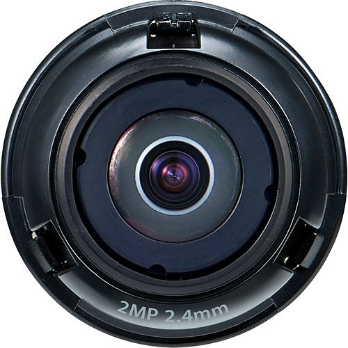 1/2.8in. 2MP CMOS with a 2.4mm fixed focal lens FoV: H: 135.4in. V: 71.2in. for the PNM-7002VD