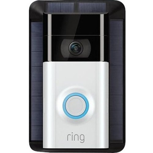 Ring Solar Charger for Video Doorbell 2, Wireless, Extends Battery Life, Black (B07NZ28XZP)