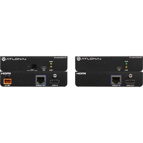 Atlona AT-AVA-EX70C-KIT Avance 4K/UHD HDMI Extender Kit With Control And Remote Power