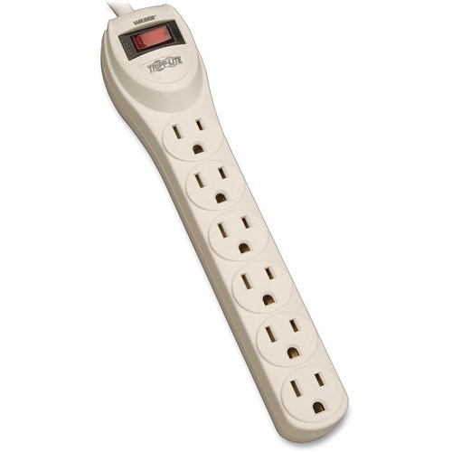 Tripp Lite Waber Industrial Power Strip 6 Outlets 5-15R 4' Cord 15 Amp