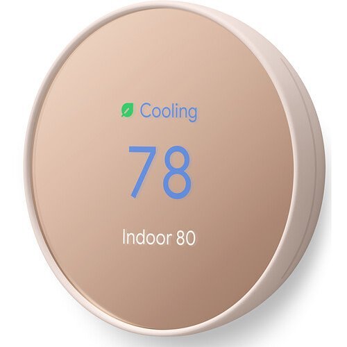 Google Nest Thermostat, Smart Programmable, Sand (GA02082-US)