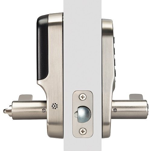 Yale YRL216-ZW2-619 Assure Lever Push Button Keypad Lever Lock with Z-Wave Plus, Satin Nickel