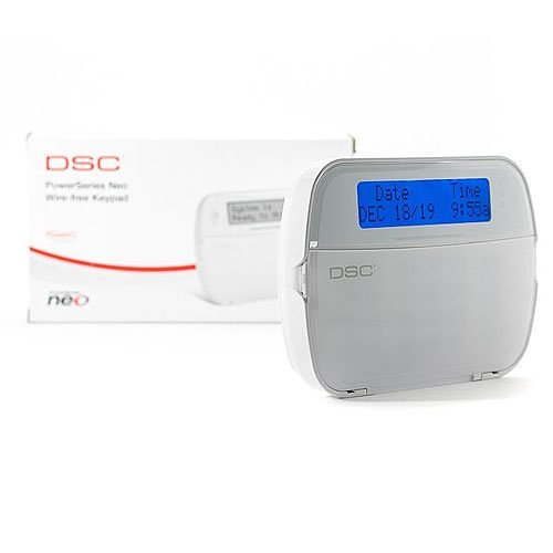 DSC HS2LCDWF9ENG N PowerSeries Neo Wireless Full Message LCD PowerG 2-Way Wire-Free Keypad with English Function Keys