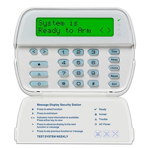 DSC PowerSeries 64-Zone LCD Full-Message Keypad