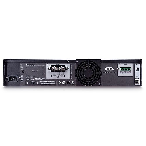 Crown 1000 CDi 2-Channel 500W Power Amplifier, 70V/140V, 4 Ohms