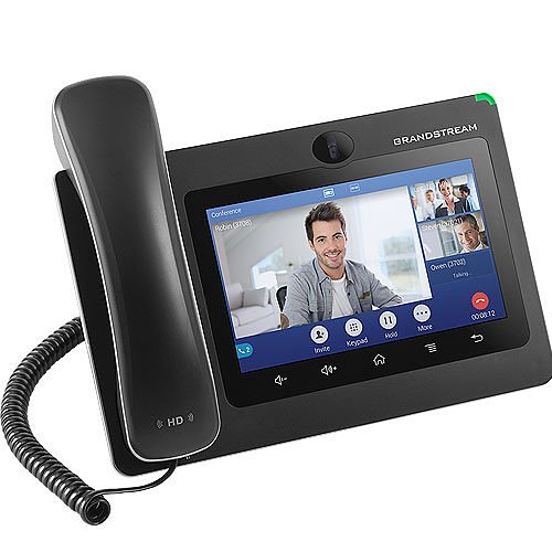 2N IP Telephone Grandstream GXV3370, HD Desktop Videophone, Android, 7" Touchscreen, Wi-Fi and Bluetooth