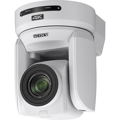 Sony Pro BRC-X1000/WPW 4K PTZ Camera, 1.0-Type Exmor R CMOS Sensor, White