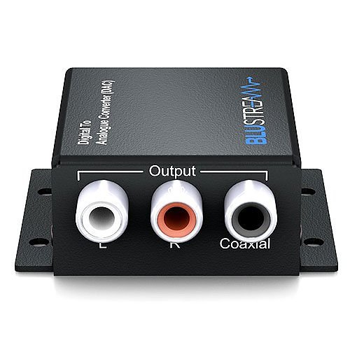 Blustream DAC12AU Digital to Analog Converter (DAC), Simultaneous Analog and Digital Output