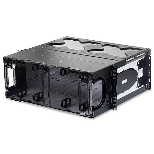Belden ECX-04U FiberExpress ECX Patch Panel Housing, Holds 12 ECX Adapter Frames or Cassettes,  19" W, 4U, Black
