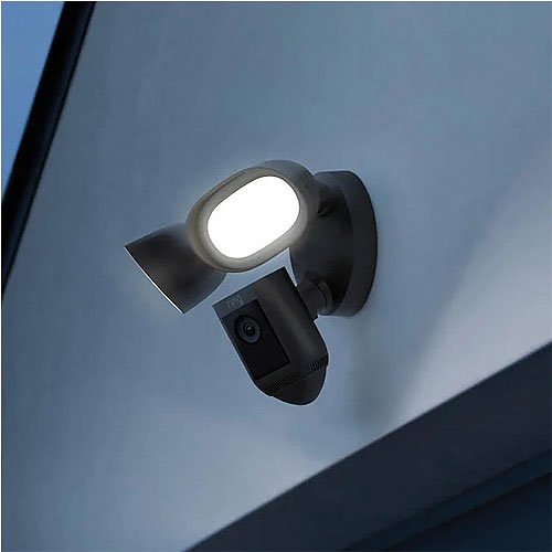 Ring Floodlight Cam Wired Pro, Outdoor Security Camera, Black (B08FCWQWDZ)