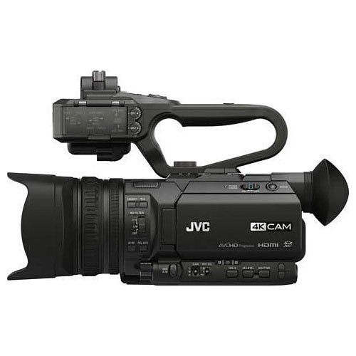 JVC GY-HM180U 4KCAM Compact Handheld Camcorder with Integrated 12X LENS