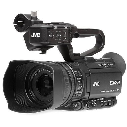 JVC 4KCAM GY-HM180 Yes Digital Camcorder - 3.5" LCD Screen - 1/2.3" CMOS - 4K