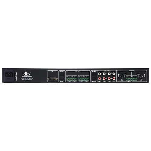 dbx by Harman ZonePRO 640 6-Input/4-Output Digital Zone Processor with Front-Panel Control, 20Hz to 20kHz Frequency Response