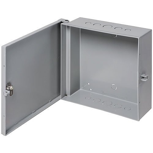 Arlington EB1111 11 x 11 x 3.5 in Heavy-Duty Non-Metallic Enclosure Box, NEMA3R, Gray