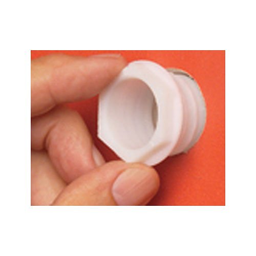 Arlington WB200 Non-Metallic Wire Bushing, 2", Plastic, White