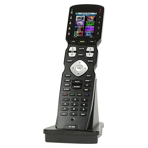 URC MX-990 Programmable IR/RF Remote Control with 2.4" Color LCD Screen