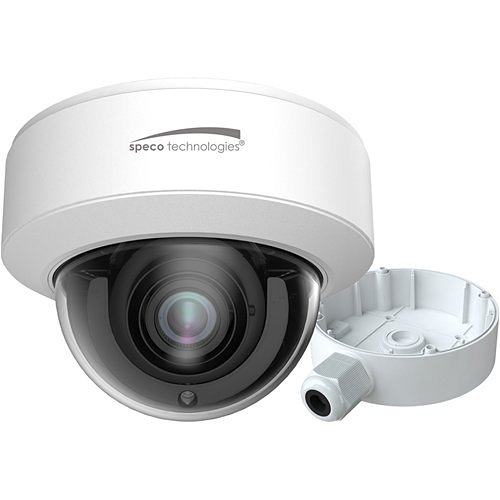Speco O8D8M 8MP Dome IP Camera with Advanced Analytics, NDAA Compliant, 2.8-12mm Lens