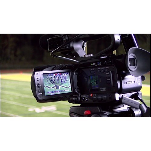 JVC GY-HM250 12.4MP 4K UHD Camcorder with FHD Live Streaming and Sports Overlay, 12x Optical Zoom