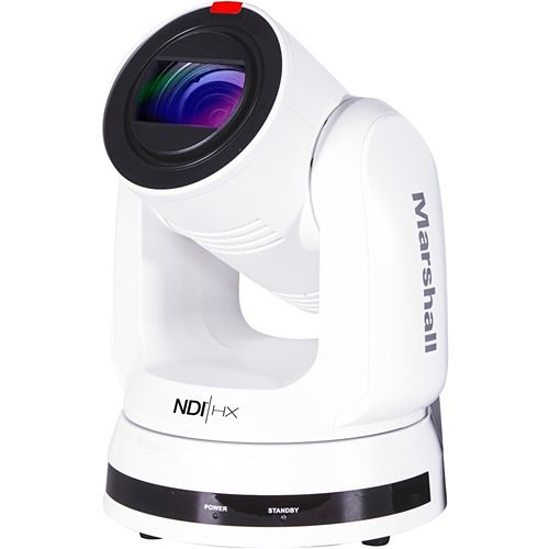 Marshall CV730-NDIW 8.5MP 4K 30x UHD60 NDI PTZ Camera, White