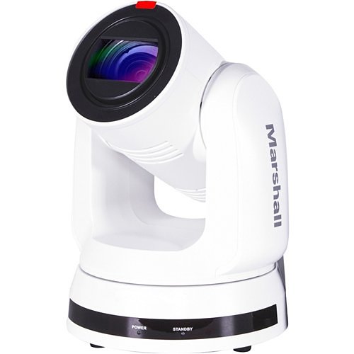 Marshall CV730 8.5MP Ultra HD 12G-SDI/HDMI2.0/IP PTZ Camera, 30x Optical Zoom, White