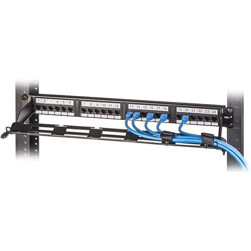 Signamax 24-Port Category 5e Mdx-Series Patch Panel, 1u