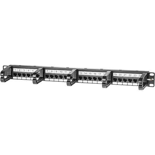 Signamax 24-Port Category 5e Mdx-Series Patch Panel, 1u