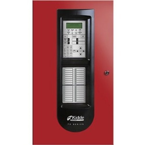 Kidde FX-1000 FX-Series 4-Loop  Intelligent Addressable Fire Alarm System with One 250-Point Loop Installed, 1,000 Point Capacity, Four NACs and Surface Mount Enclosure, Red