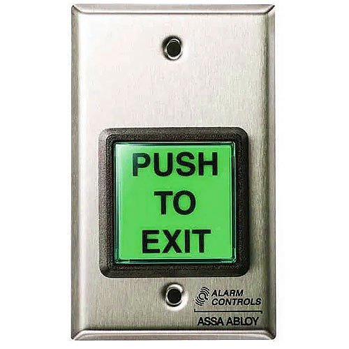 Steel Door Momentary Exit Release Button Switch LED a part of Access control 