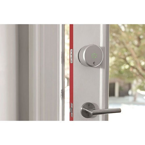 August Smart Lock Pro, 3rd Gen with Z-Wave, Silver (AUG-SL03-M03-S03)