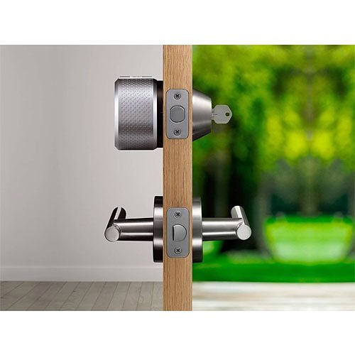 August Smart Lock Pro, 3rd Gen with Z-Wave, Silver (AUG-SL03-M03-S03)